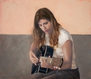 Sofía con guitarra